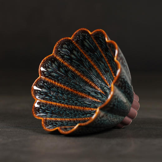 龙德堂陶艺 范泽锋烧 星月 天目盏《宝钏》(库存请咨询客服) 商品图3