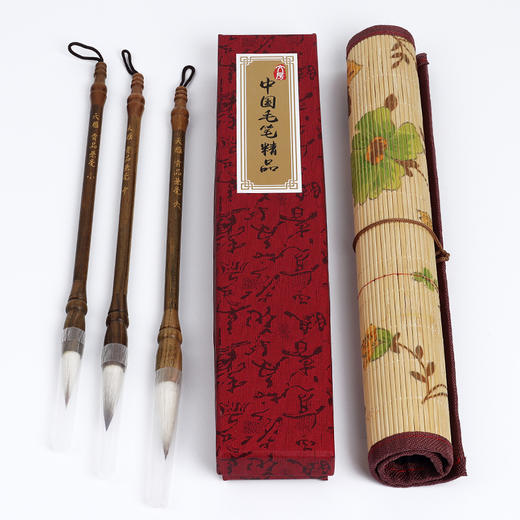 【镇店之宝】贡品级！《中楷兼毫》大中小三支装，笔锋尖齐，用笔柔畅，笔腰有力富弹性、收放自如 商品图6