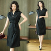 上海旗袍厂ASE-2250优雅气质时尚真丝连衣裙 商品缩略图2