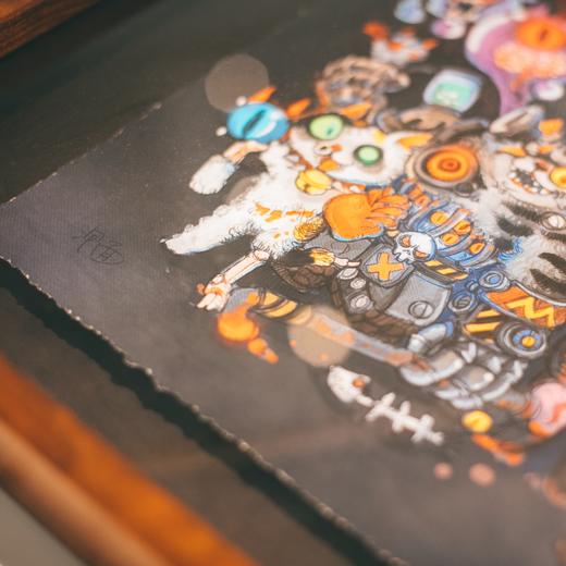 泡面猫 | 『万圣派对』限量精装版画 商品图1