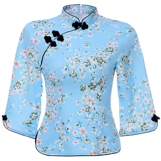 JT-939新款中国风修身百搭唐装旗袍上衣 商品图4