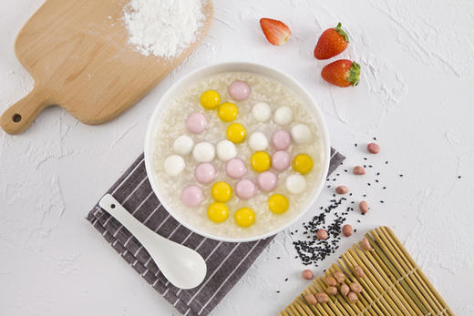 【郑州无货】思念小小汤圆 黑芝麻、草莓、花生三合一组合装300g 商品图1