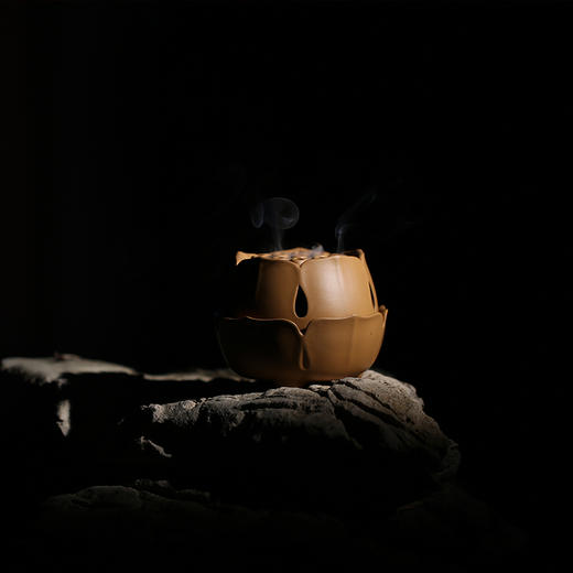 龙德堂陶艺  莲邈香炉套装 香炉 茶席配件 商品图1