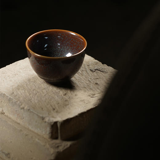 龙德堂陶艺 范泽锋烧 星月 天目盏《凌寒暗香》 库存请咨询客服 商品图0