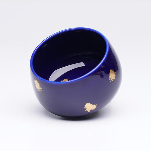 龙德堂陶艺 范泽锋烧 星月 天目盏《蓝宝皇后》紫砂胎 库存请咨询 商品图3