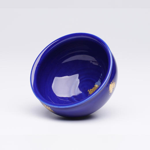 龙德堂陶艺 范泽锋烧 星月 天目盏《蓝宝王子》紫砂胎 库存请咨询 商品图2