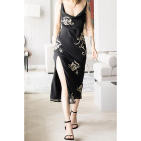 CG｜Cowls Front Slipdress [真丝荡领连衣裙]