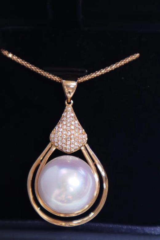 澳白珍珠 吊坠 【可定制,不可复制!】 - 贞玺珠宝