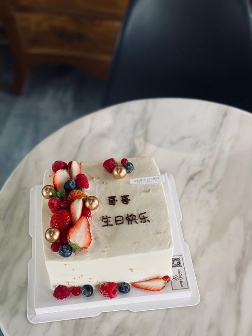 水果奶油蛋糕方形 商品图0