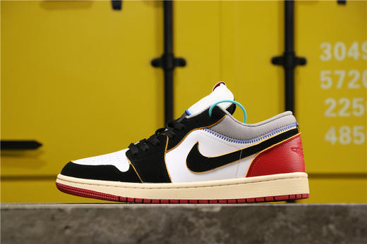 aj1 AJ1 乔丹1代 乔1 乔1低帮系列 Air Jordan 1 Low郭艾伦 蒂芙尼绿白黑拼接黑红拼接白黄黒脚趾灰白蓝小闪电白墨绿黑脚趾白蓝勾黑紫葡萄黑紫脚指白红黑黒脚趾绿黑红 商品图10