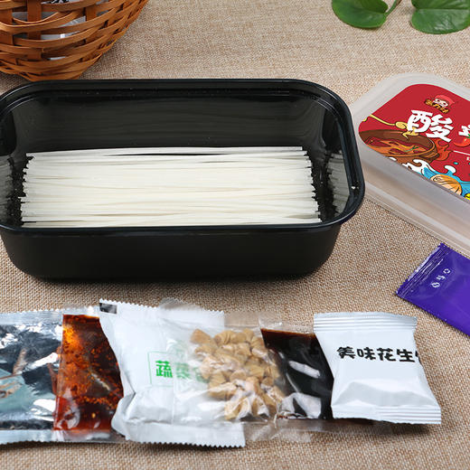 有机酸辣粉135g*4/盒（中国、欧盟、美国有机认证，方便速食并赠送山西特色小花卷） 商品图3