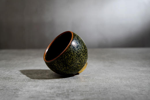 德化陶瓷 黄丽君老师作品 总裁杯·茶叶末盏