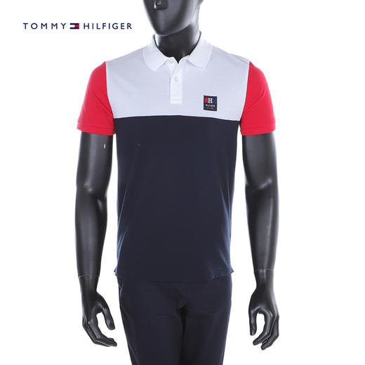 满3000送400 TOMMY HILFIGER汤米男拼接POLO衫 011zt 商品图0