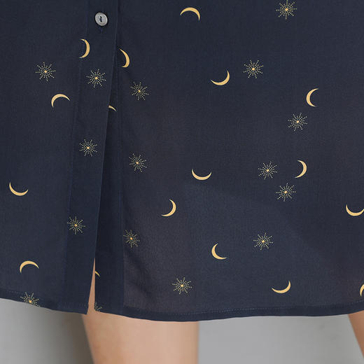 QY YS20627 新款大码印花真丝桑蚕丝连衣裙 商品图3