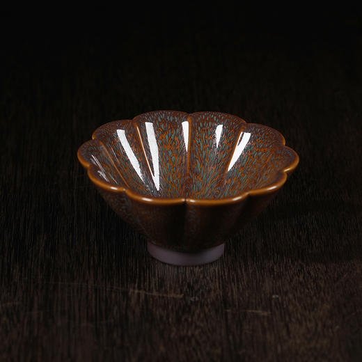 龙德堂陶艺 范泽锋烧 星月 天目盏《夜上海》(库存请咨询客服) 商品图3