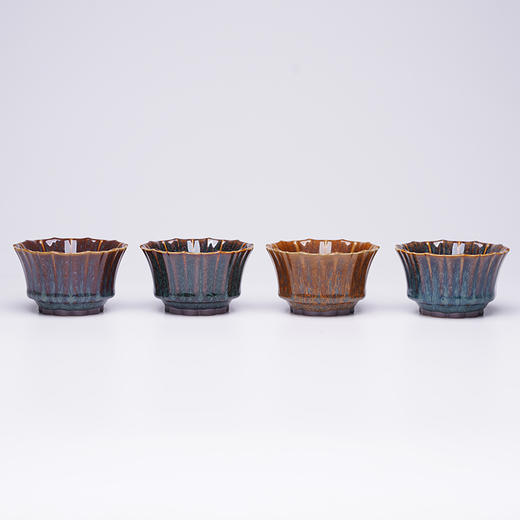 龙德堂陶艺 范泽锋烧 星月 天目盏 《羽冠-小》 (库存请咨询客服) 商品图1