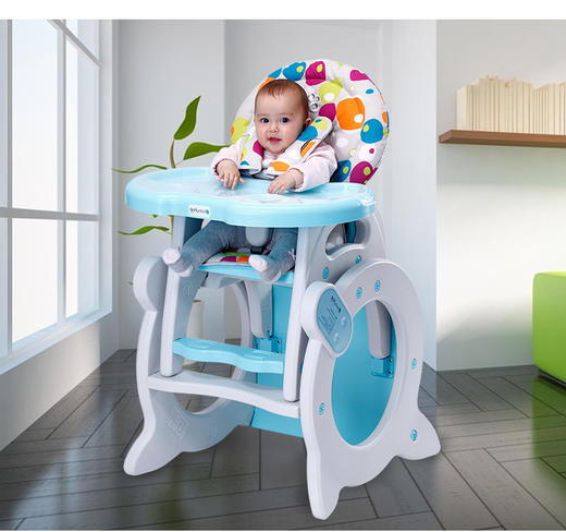 【样品处理不退换】babyfirst宝贝第一 宝宝餐椅多功能儿童餐椅 便携式宝宝吃饭餐桌椅婴儿坐凳 商品图3
