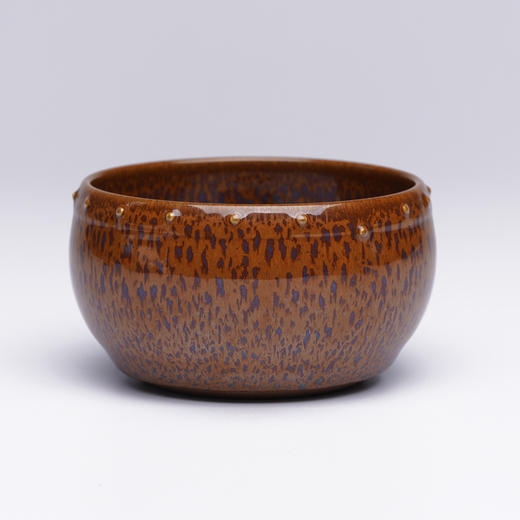 龙德堂陶艺 范泽锋烧 星月 蟹眼天目盏 款式二《金鼓蝉鸣》 库存咨询客服 商品图2