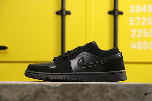 aj1 AJ1 乔丹1代 乔1 乔1低帮系列 Air Jordan 1  巴黎圣日耳曼黑脚趾黑紫黑红鎏金黑色 商品图4
