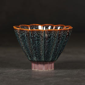 龙德堂陶艺 范泽锋烧 星月 天目盏《宝钏》(库存请咨询客服)