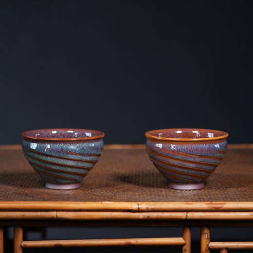 龙德堂陶艺 范泽锋烧 星月 天目盏《菠萝蜜》 (库存请咨询客服) 商品图0