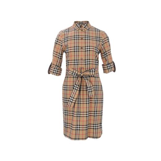burberry 巴宝莉 女士 经典长袖连身裙