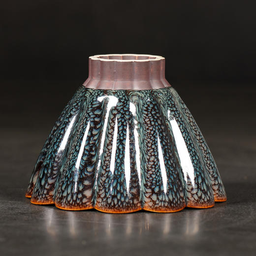 龙德堂陶艺 范泽锋烧 星月 天目盏《宝钏》(库存请咨询客服) 商品图4