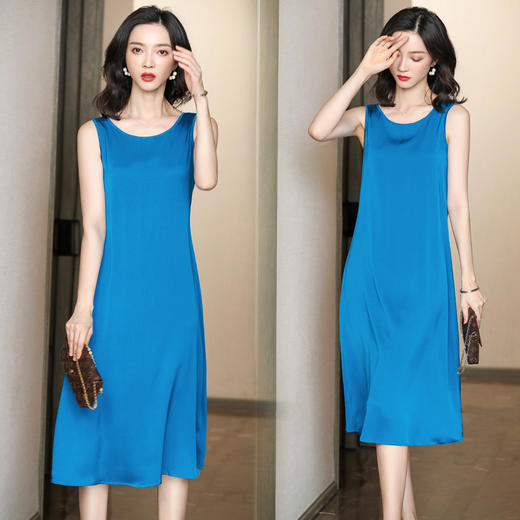 上海旗袍厂ASE-2252气质时尚真丝连衣裙 商品图2