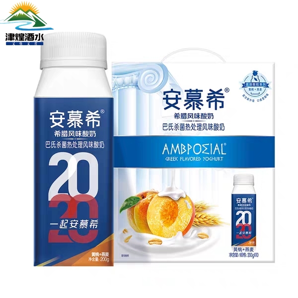 【3月】安慕希黄桃+燕麦200gx10