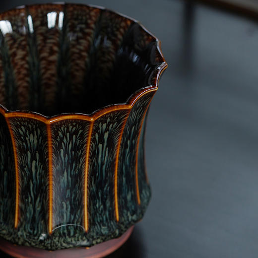 龙德堂陶艺 范泽锋烧 《回忆星月天目盏》 (库存咨询客服) 商品图3