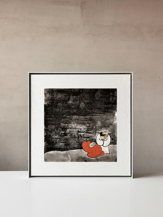 【观佛 · 08-秋一水墨原作】 商品图0