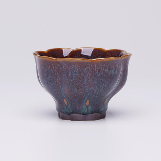 龙德堂陶艺 范泽锋烧 星月 天目盏《玉堂春》(库存请咨询客服) 商品图6