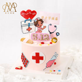 【3323】粉色护士小姐姐 蛋糕
