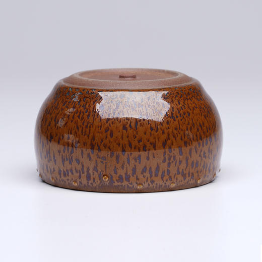 龙德堂陶艺 范泽锋烧 星月 蟹眼天目盏 款式二《金鼓蝉鸣》 库存咨询客服 商品图4