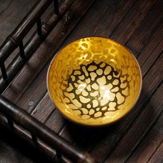 龙德堂陶艺 范泽锋烧 星月 大刻金釉盏 (库存请咨询客服) 商品图2