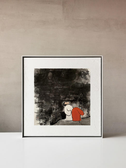 【观佛 · 03-秋一水墨原作】 商品图0