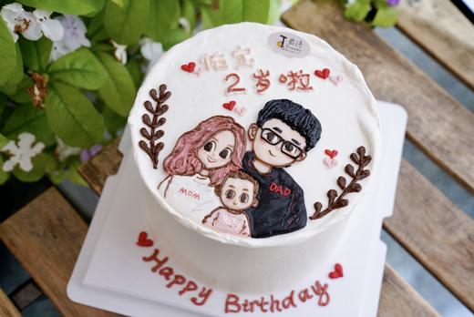 精致浮雕-一家三口（提前2天以上预订；浮雕预定后不可取消订单） 商品图0