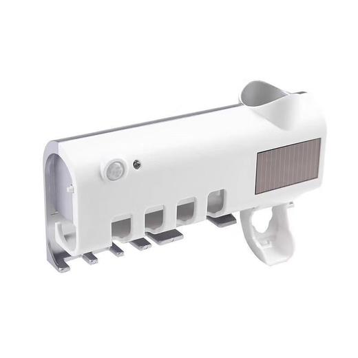 【升级紫外线消毒款】紫外线牙刷消毒器 免打孔卫生间壁挂式置物架 商品图6