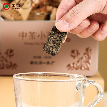 中粮中茶安化黑茶小茯砖182g盒装26颗入  HT2264 商品图5