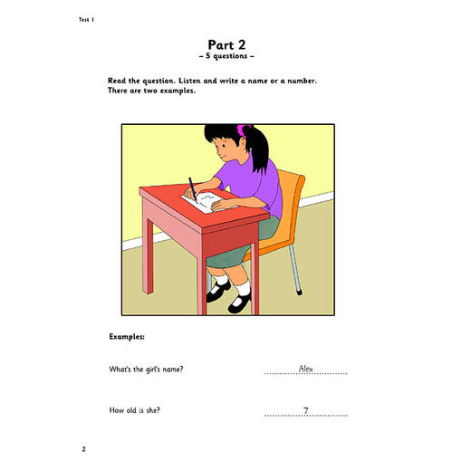 剑桥少儿英语考试全真试题第一级C（扫码听音频） 商品图3