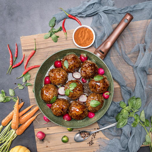 【预售】意大利意悠芙小绿锅（28厘米） 植物健康涂层 煎炸焖炖 商品图1