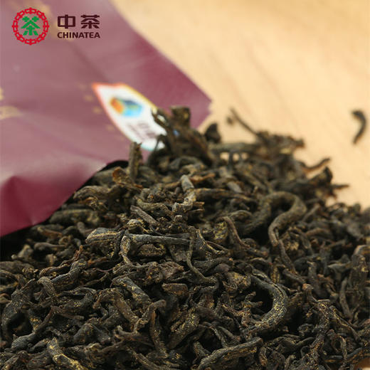 中茶湖南安化黑茶 HTK0103小金花16g 便携小铁盒4袋入湖南安化黑茶金花茯茶 商品图1