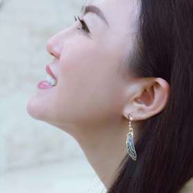 珐琅精灵耳环【定制】