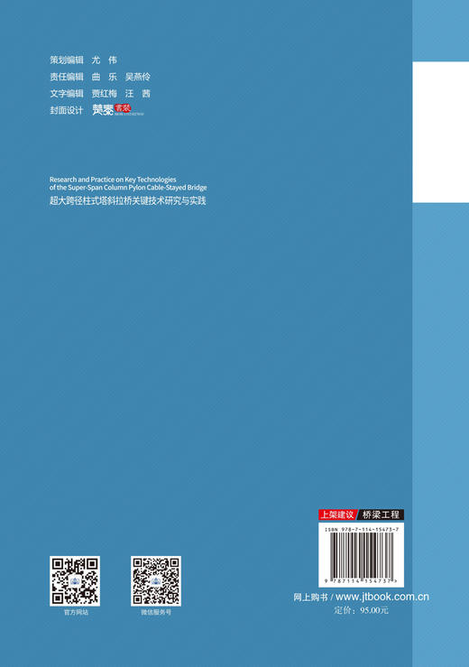 超大跨径柱式塔斜拉桥关键技术研究与实践 商品图1