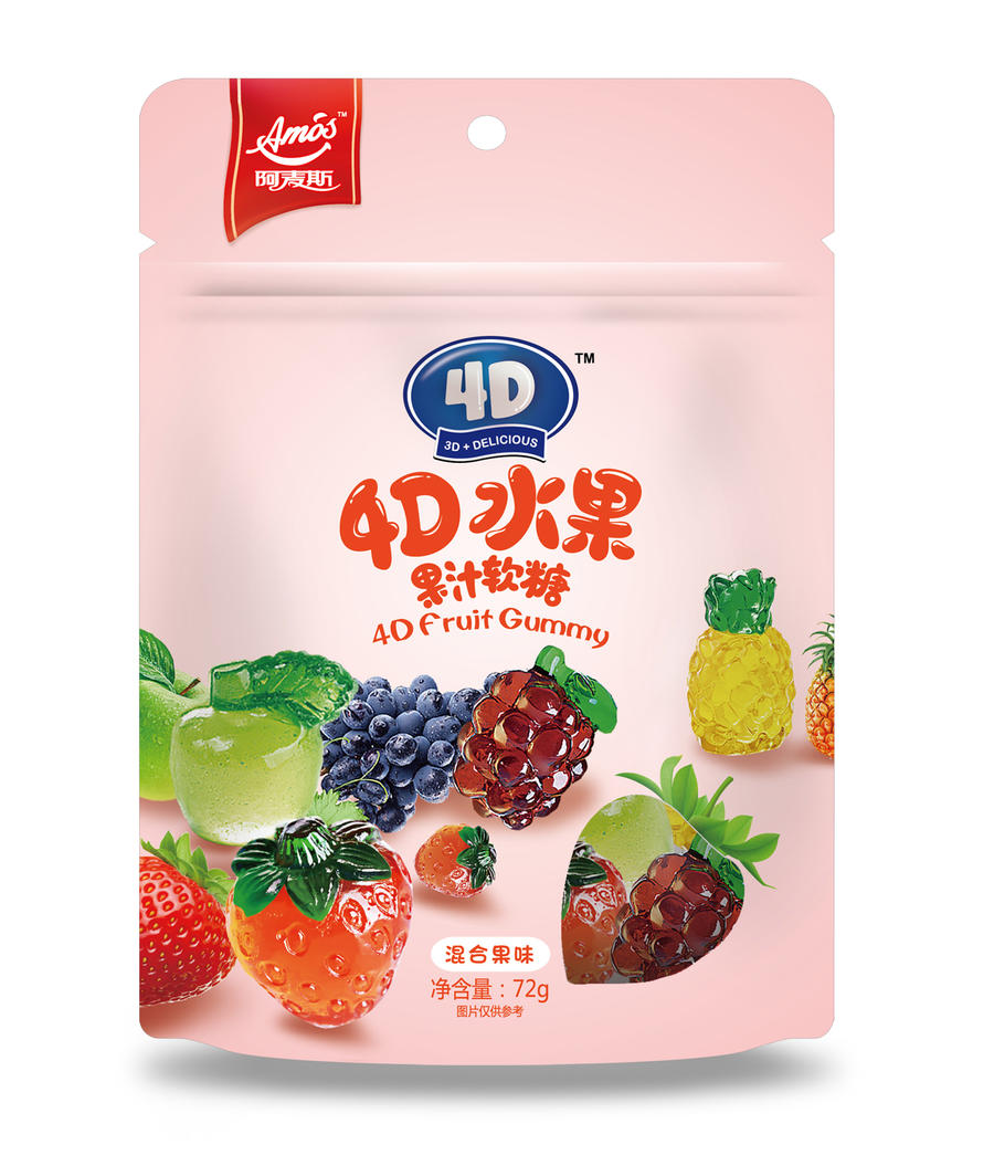 阿麥斯4d積木果汁軟糖72g