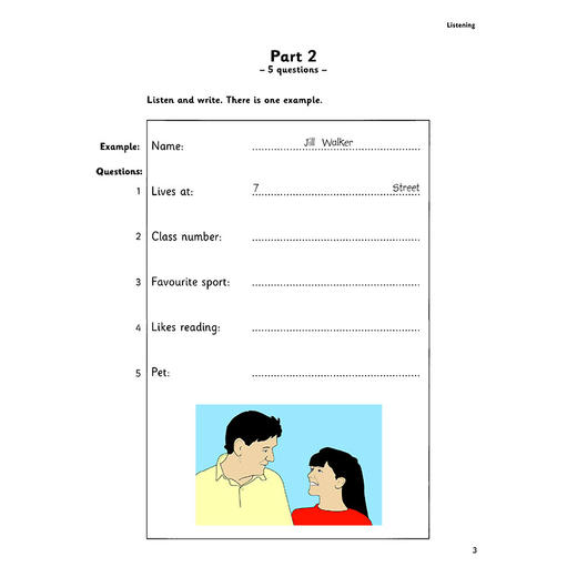 剑桥少儿英语考试全真试题第二级A（扫码听音频） 商品图3