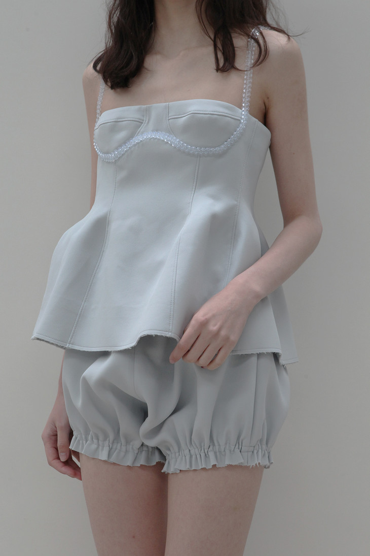 shushutong编绳吊带上衣ss20to03