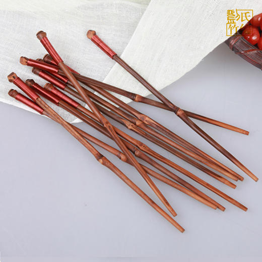 创意竹筷系列—竹枝天然紫竹筷 商品图1