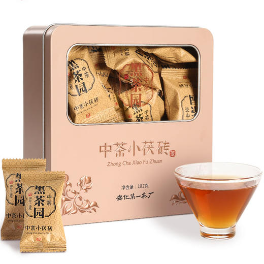 中粮中茶安化黑茶小茯砖182g盒装26颗入  HT2264 商品图1