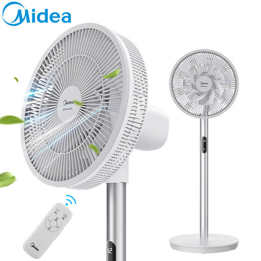 美的(Midea) （509179）电风扇 LDC30AR 智能触屏 双层仿生风叶 12小时定时 落地扇 商品图0